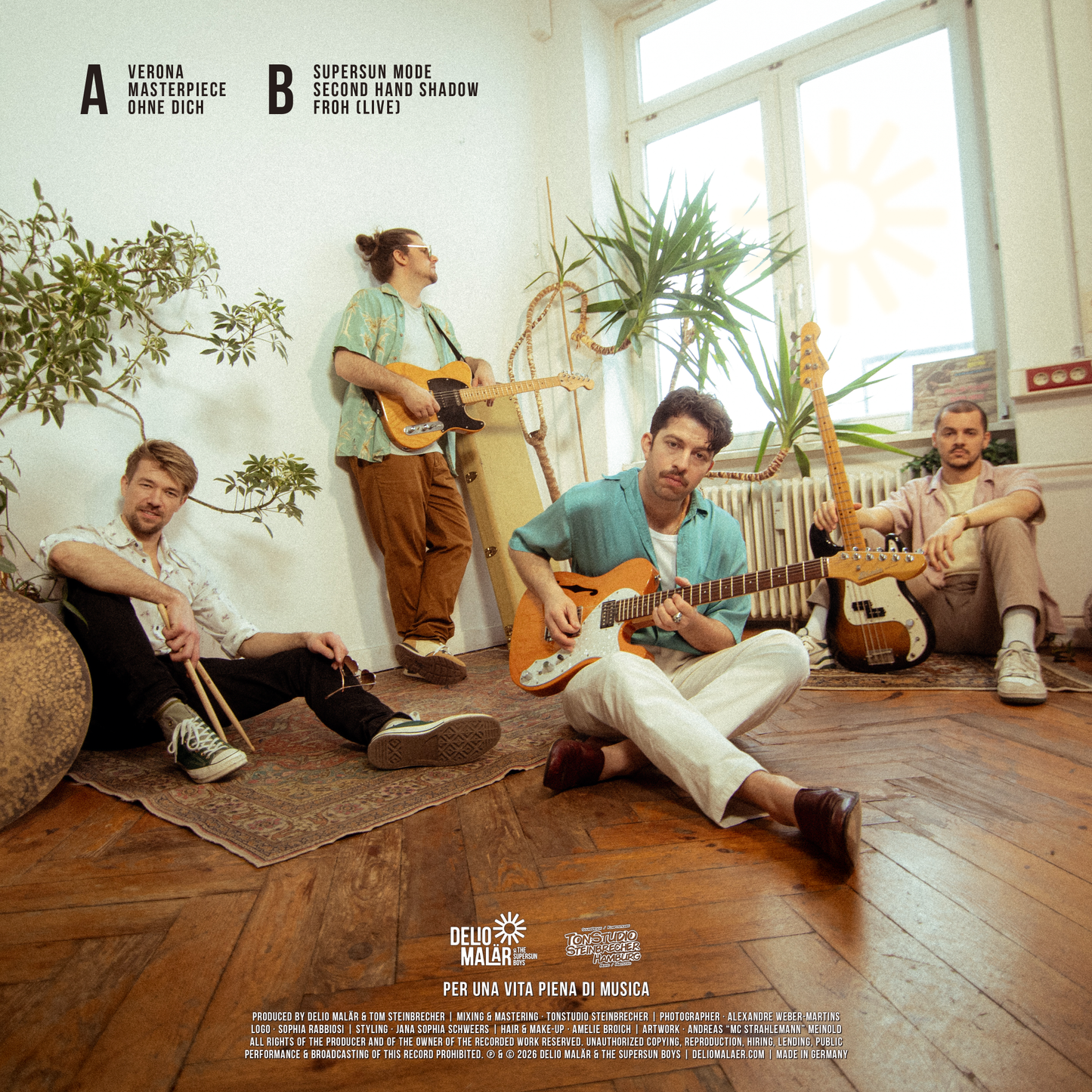 Delio Malär & the Supersun Boys [12" Vinyl]