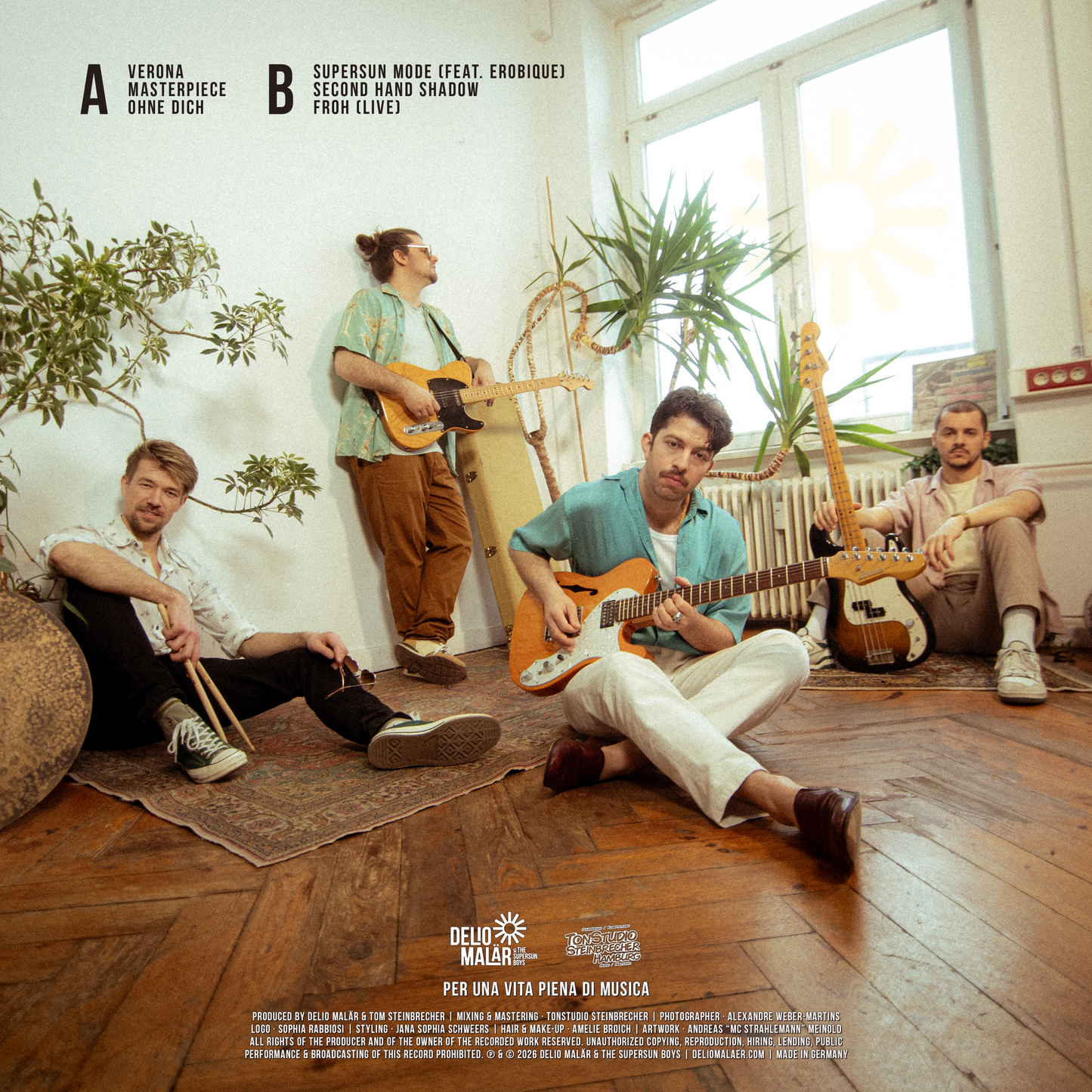 Delio Malär & the Supersun Boys [12" Vinyl]