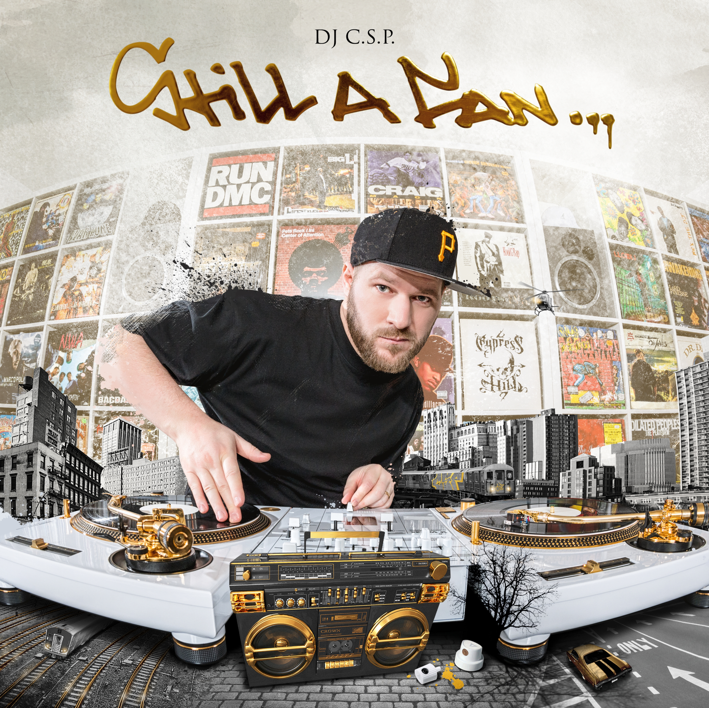 DJ C.S.P. - STILLaFAN [Ltd. Gatefold 12" gold/white cornetto effect vinyl]