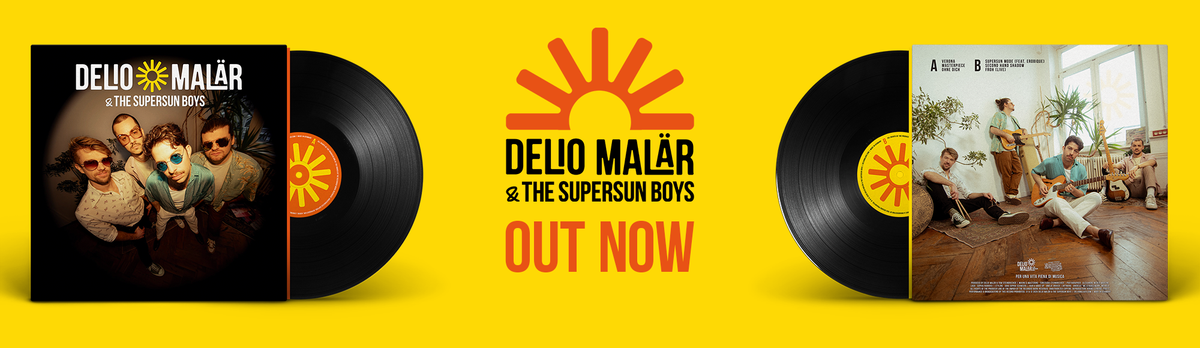 Delio Malär & the Supersun Boys 12" Vinyl