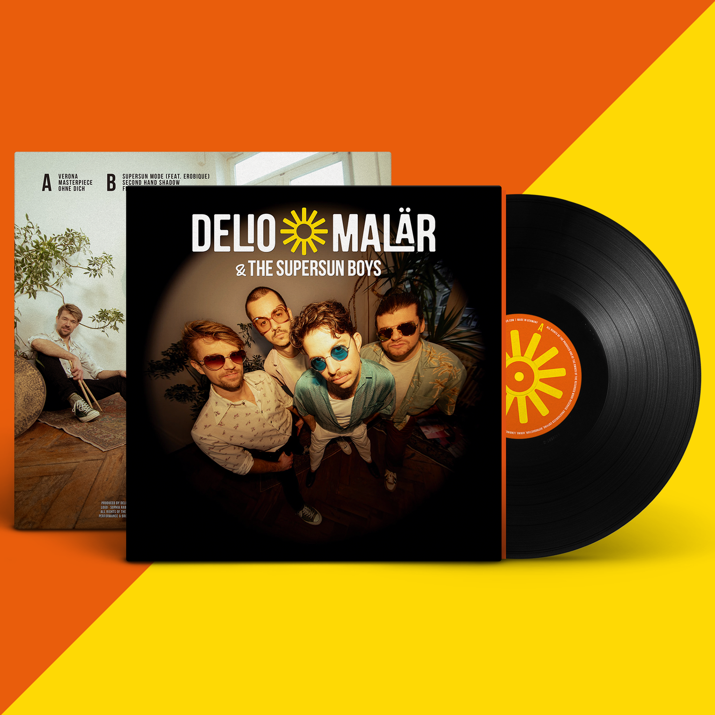 Delio Malär & the Supersun Boys [12" Vinyl]
