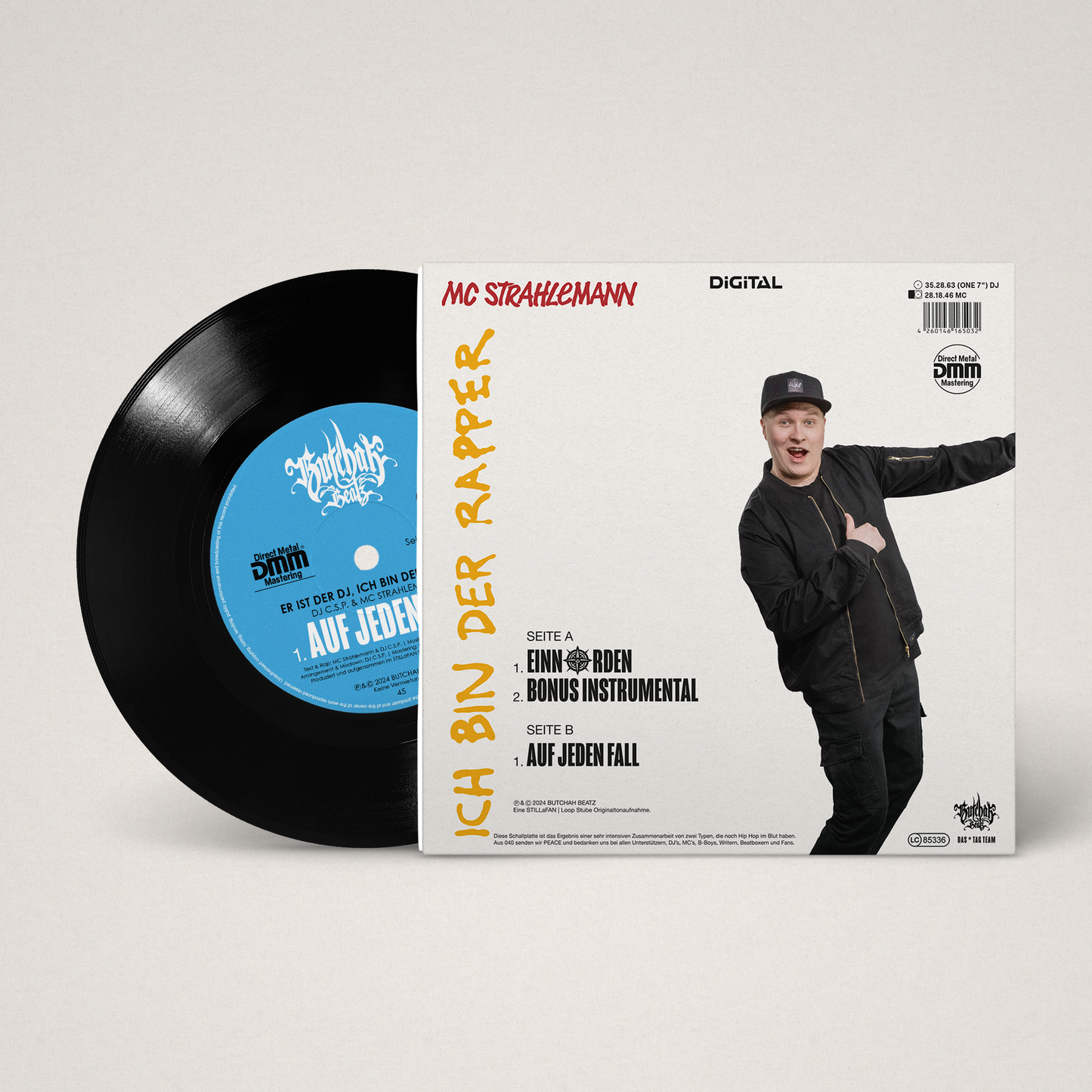 DJ C.S.P. & MC Strahlemann - Er Ist Der DJ, Ich Bin Der Rapper [7" Gatefold Vinyl]