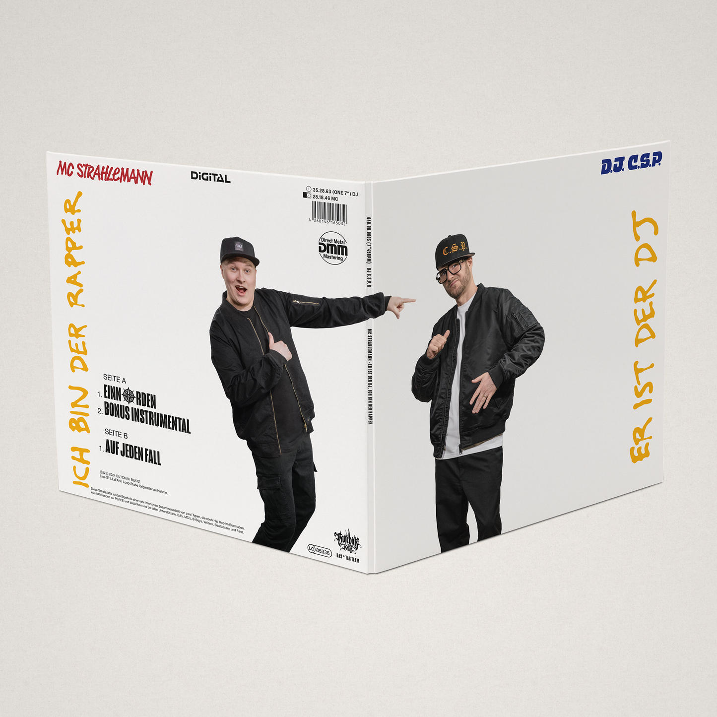 DJ C.S.P. & MC Strahlemann - Er Ist Der DJ, Ich Bin Der Rapper [Testpressung Bundle 7" Vinyl]