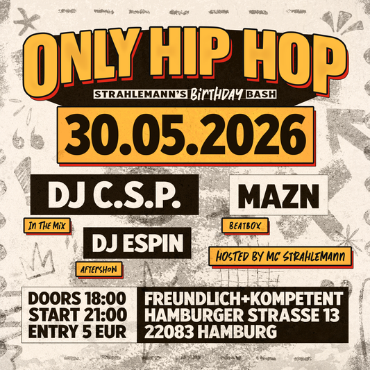 ONLY HIP HOP – SUPPORT TICKET