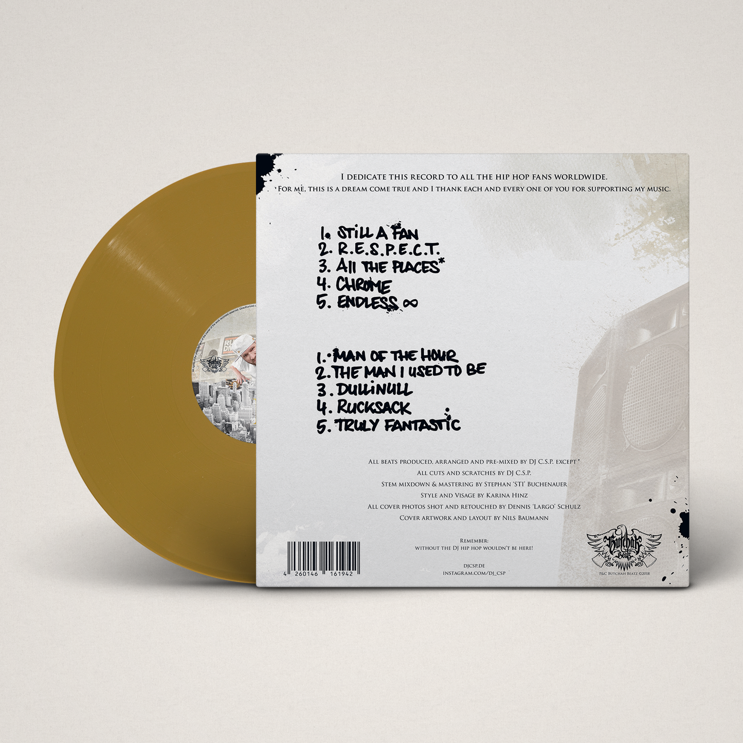 DJ C.S.P. - STILLaFAN [Ltd. Gatefold 12" gold vinyl]