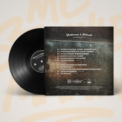 MC Strahlemann & Philosoph - Die Wohngemeinschaft [Testpressung 12" Vinyl]