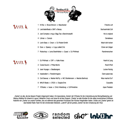 Beatmatch - The Course of Hip Hop - Random Selected [12" Vinyl]